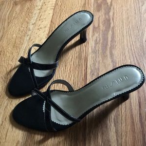 Unisa 2 inch black heels.